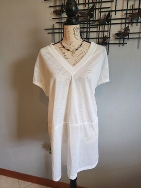 3 For $15 Sale! Sheer White Babydoll Top